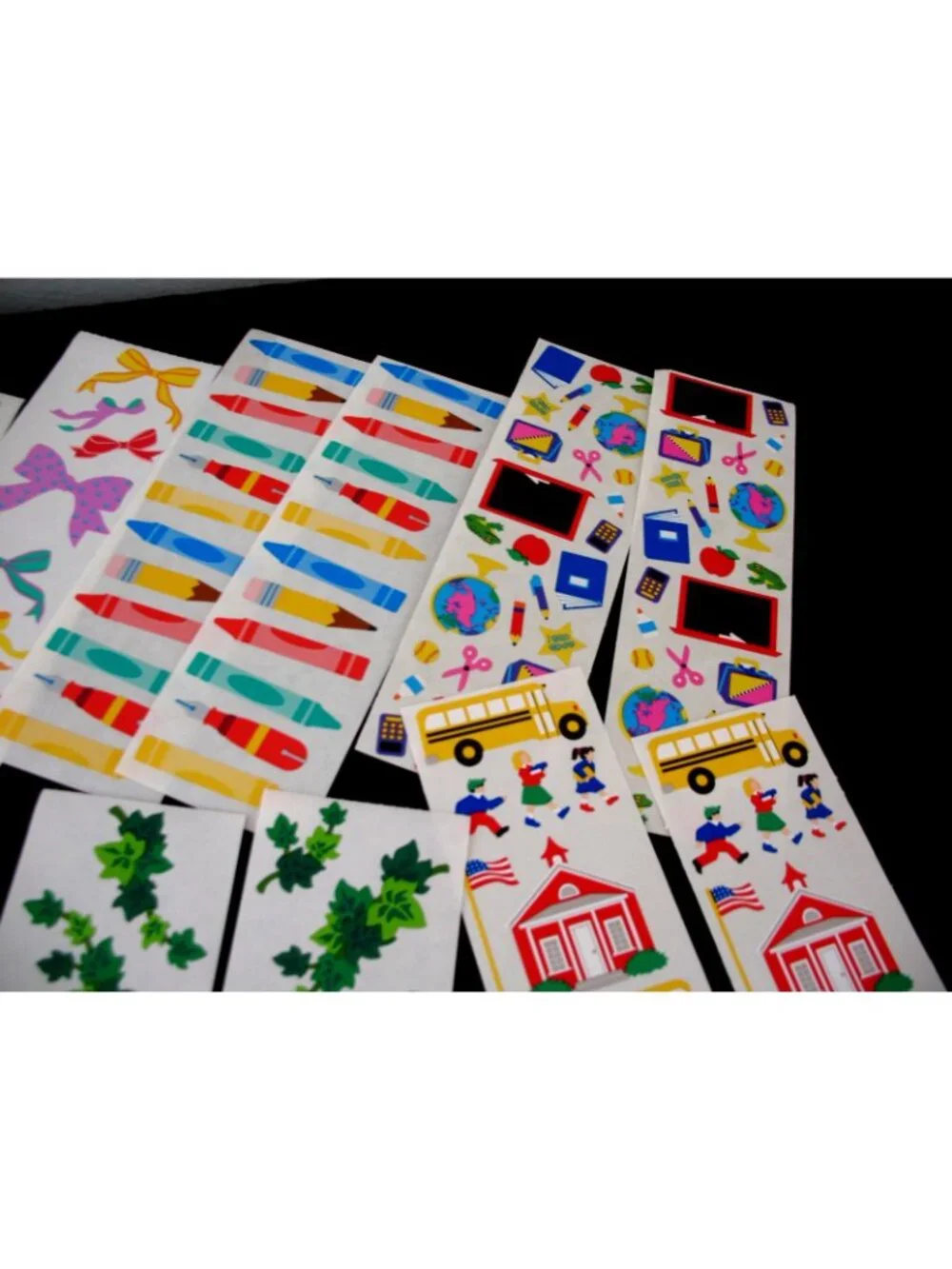 Mrs. Grossman Stickers, 20 Strips Roses, Doctor, Pumpkins, School, Crayons